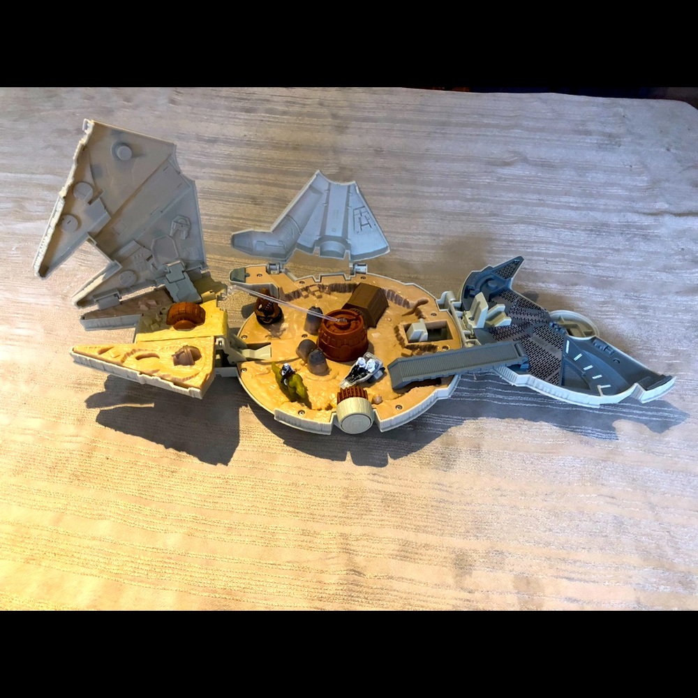 Star Wars the force awakens micro machines Millennium Falcon playset